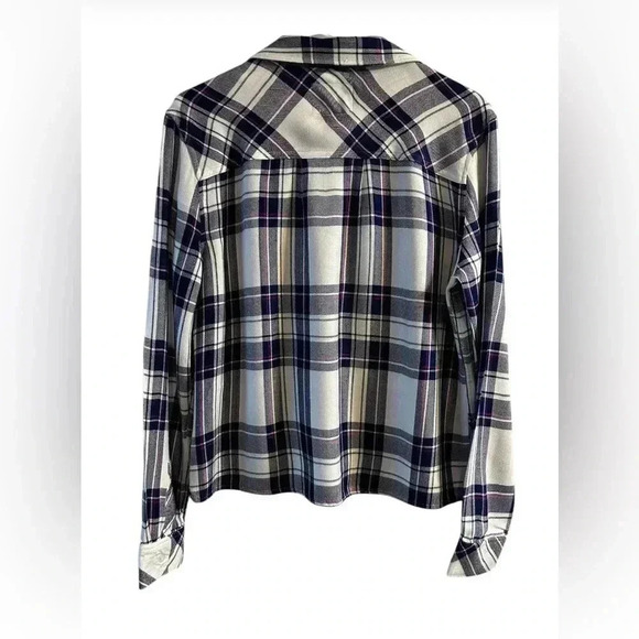 Rails Dylan cropped flannel shirt - Picture 2 of 5
